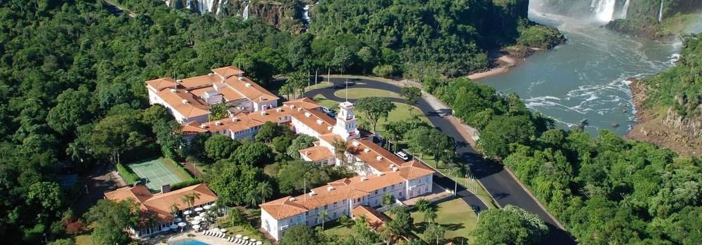 vue d'avion hotel das cataratas