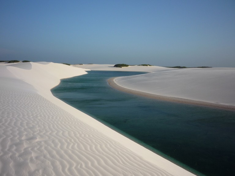 Lagune d'eau douce Lençois Maranhao