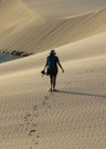 marche dans le désert des lençois