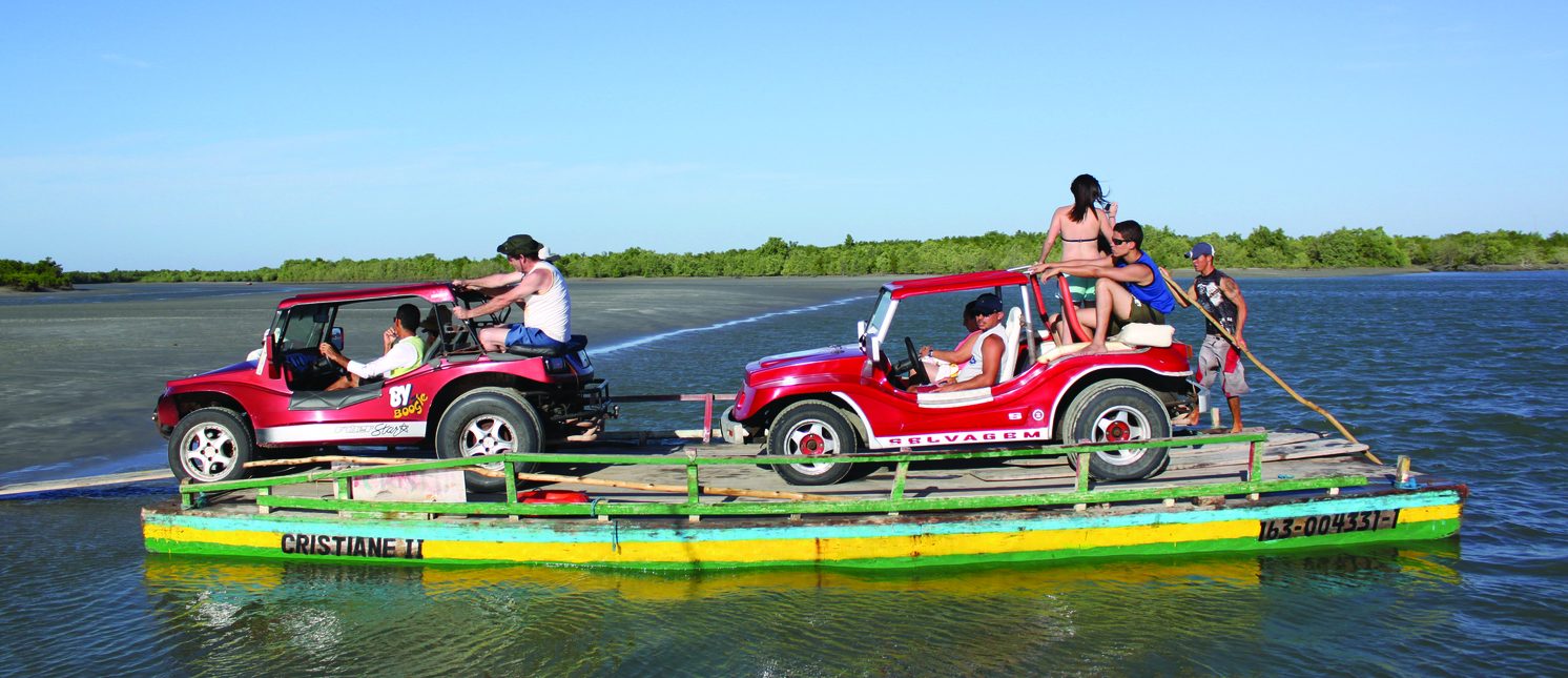 passage Buggy sur le bac Nordeste Tatajuba