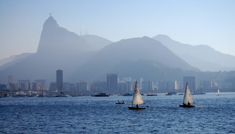 Rio de Janeiro Corcovado vue de la baie