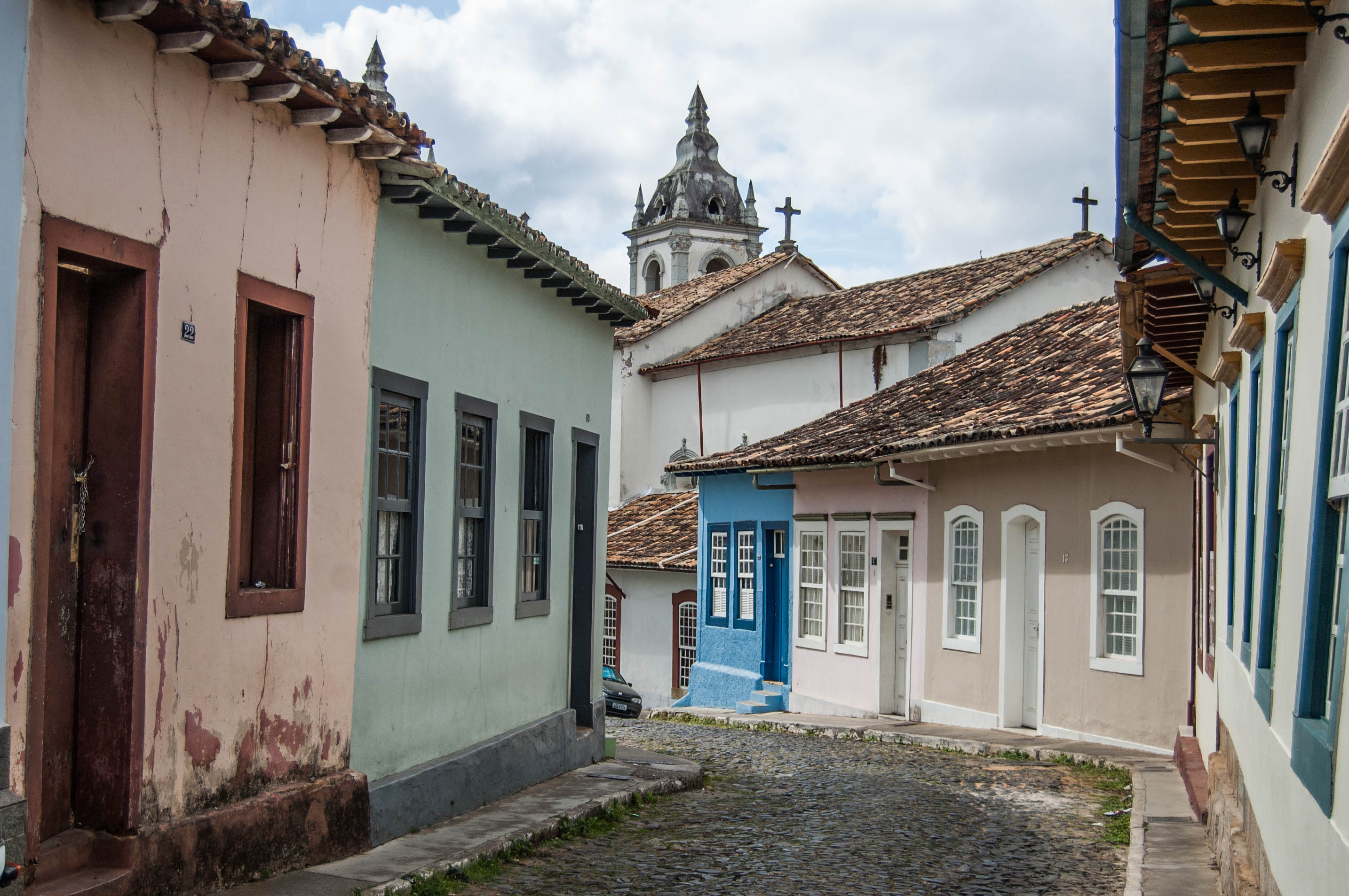 Ruelle architecture coloniale typique Minas Gerais