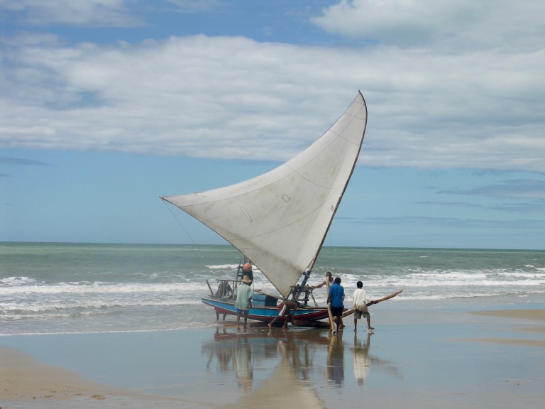sortie de plage jangada plage Nordeste Brésil