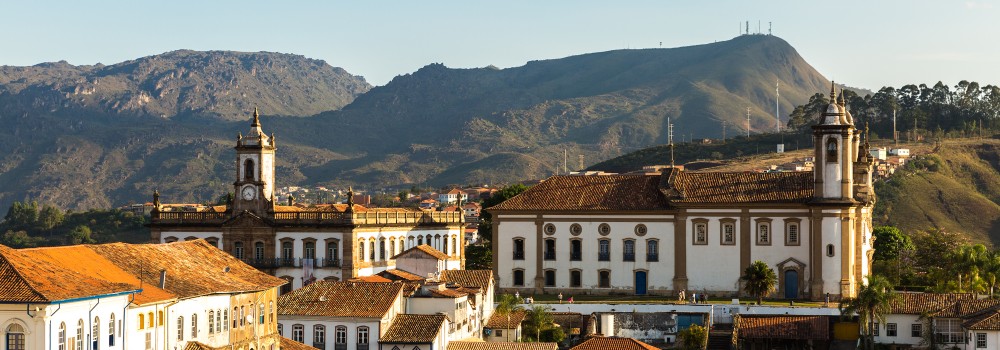 Minas gerais vue toits Ouro Preto