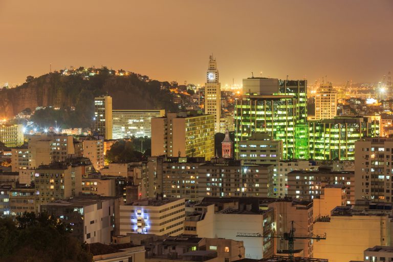 Rio de Janeiro centre vue de nuit