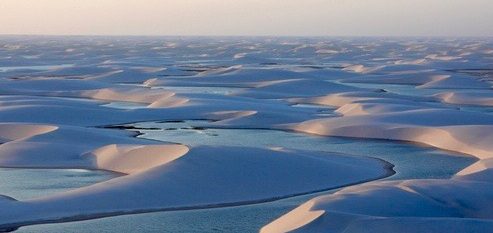 Coucher de soleil dunes Lençois Maranhenses (1)