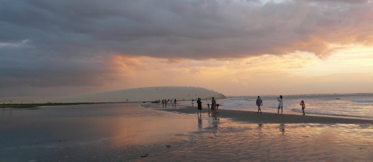coucher de soleil plage Jericoacoara