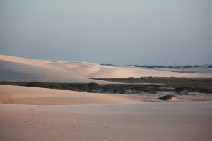 Dunes à l'arrivée à Jericoacoara
