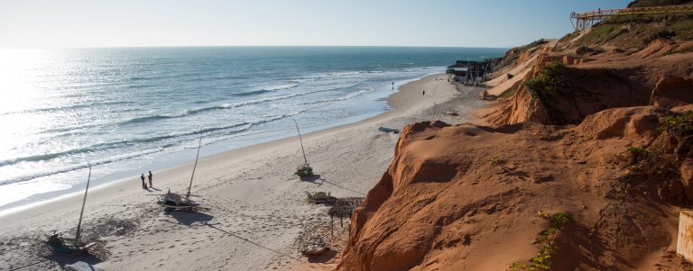 falaises ocres Canoa Quebrada