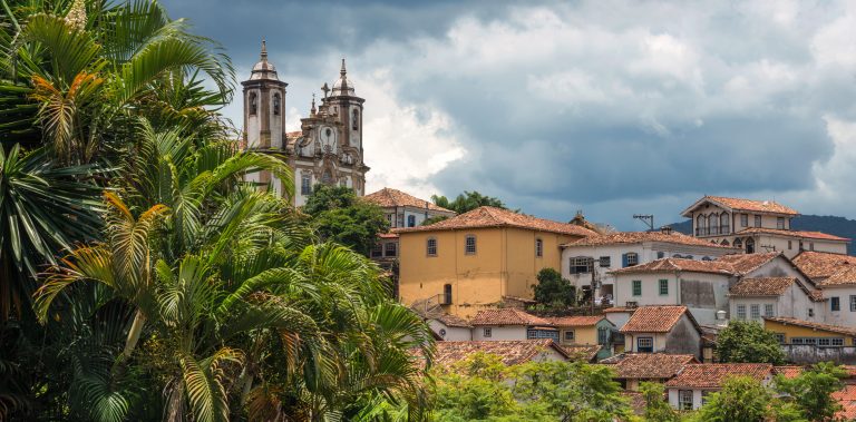 Minas gerais Ouro preto sous les nuages