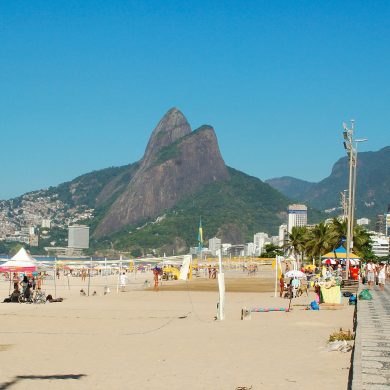 plage de Ipanema sous le soleil Rio de Janeiro