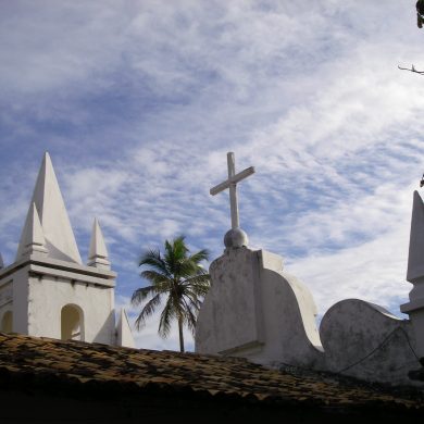 toit de la petite église de Praia do Forte