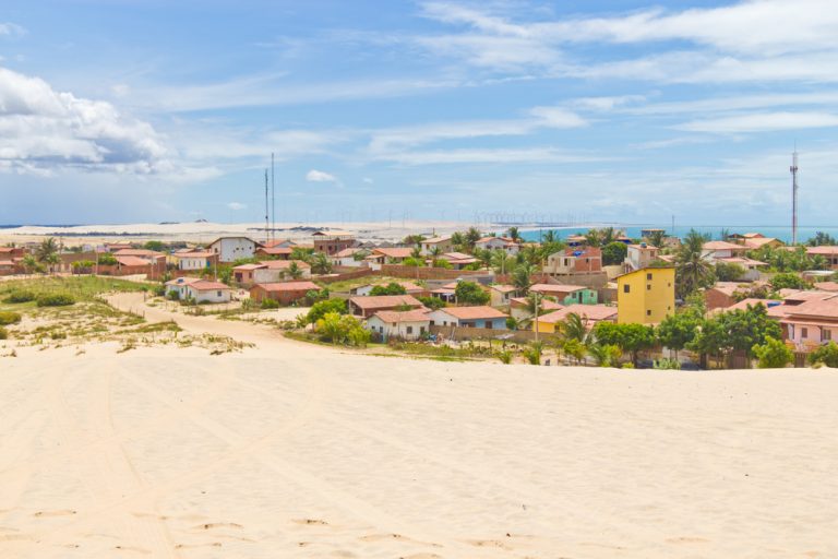 vision panoramique de Canoa Quebrada