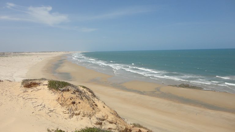 Plage infinie du Nordeste