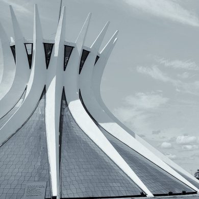 cathédrale de Niemeyer à Brasila