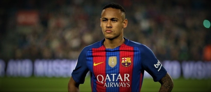 Neymar Jr sur le terrain FC Barcelona