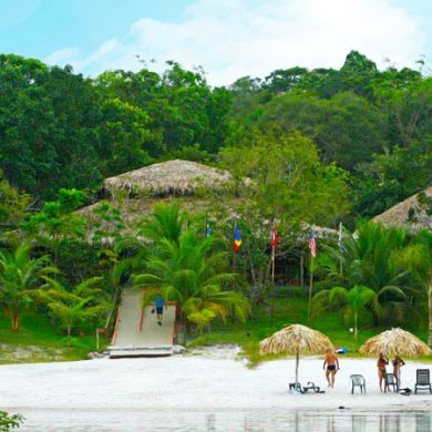 plage du lodge Amazon Ecopark à Manaus