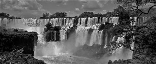 Vue panoramique chutes d'Iguaçu brésil