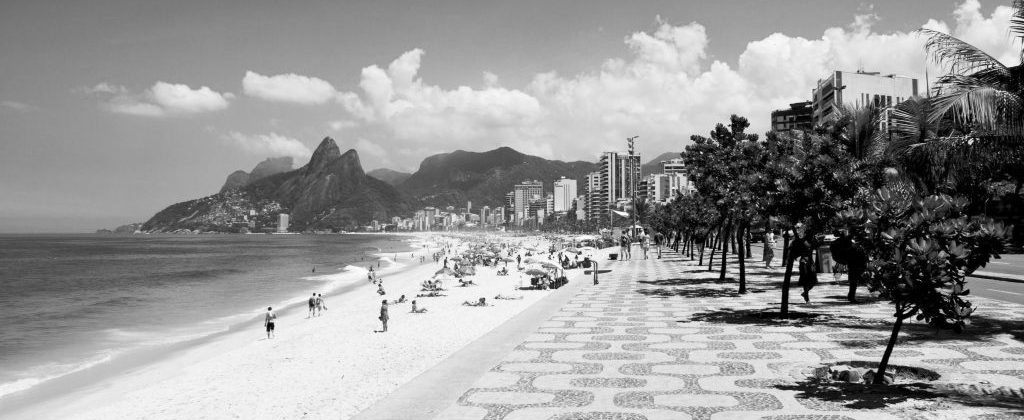 vue de la plage d'Ipanema à Rio