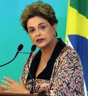 Portrait de Dilma Rousseff.
