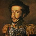 Portrait de Pedro I empereur du Brésil.