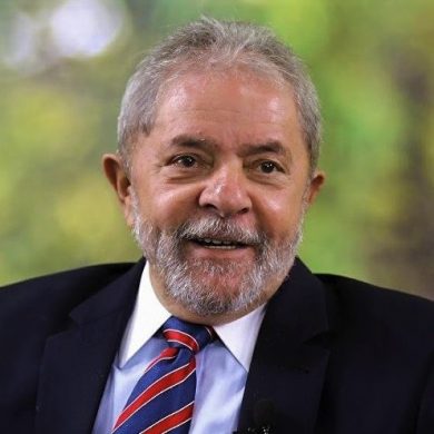 Portrait de l'ancien président de la République du Brésil - Lula da Silva.