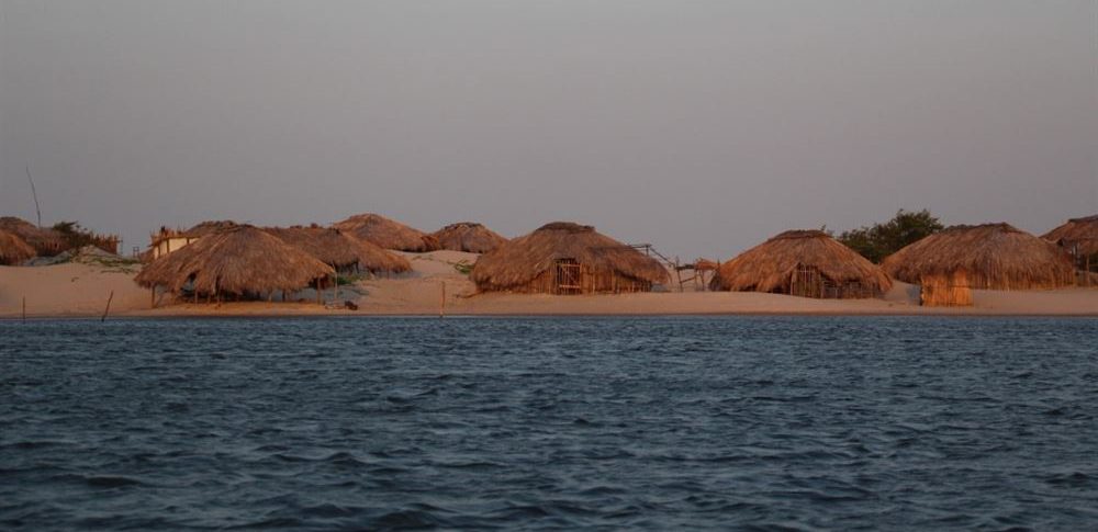 cabane de pêcheurs à Caburé.