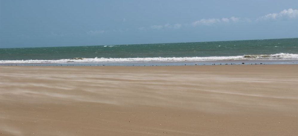 bord de mer dans le nordeste du Brésil, près de Guajiru..