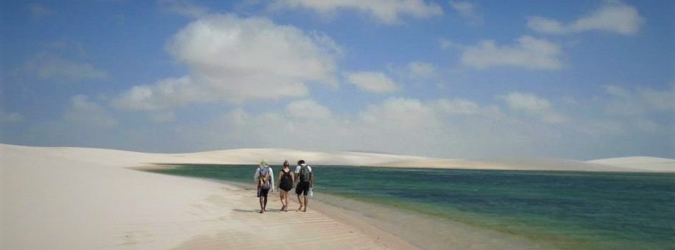 Trekking dans le parc des lençois maranhenses.