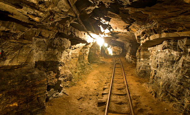 Mine d'or à Minas Gerais.