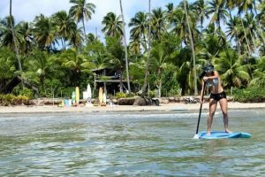 Stand up à Boipeba.