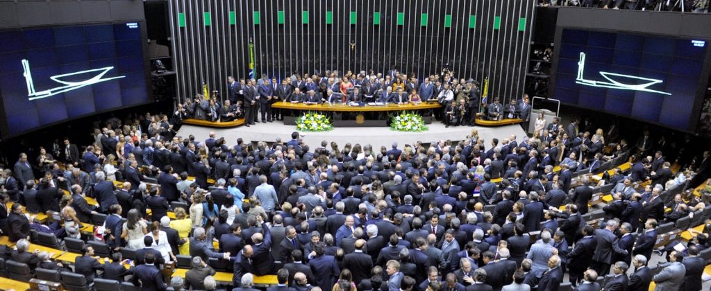 Le Congrès National à Brasilia.