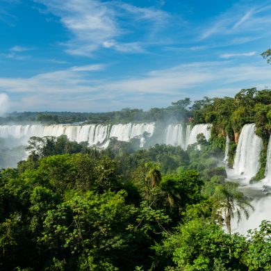 Les Chutes d'Iguaçu, magnifique site naturel classé au Patrimoine de l'UNESCO.