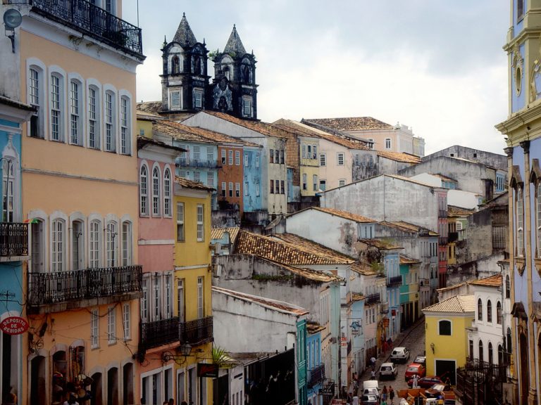 Quartier du Pelorinho à Salvador de Bahia