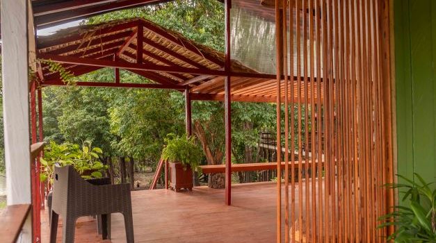 Terrasse Manati Lodge en Amazonie