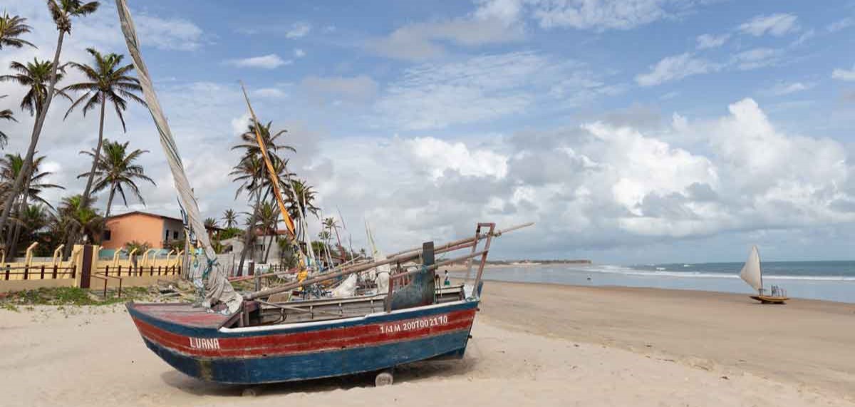 plage de guajiru dans le Nordeste du Brésil 