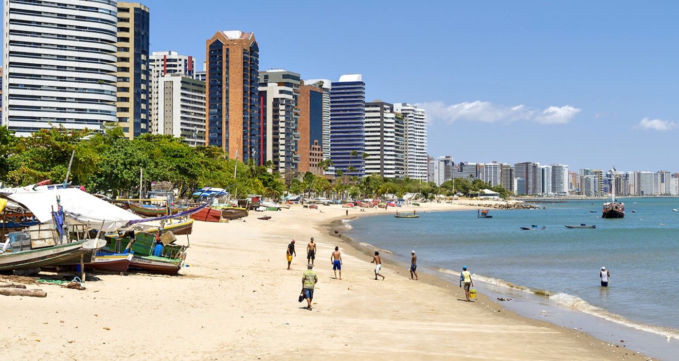 plages de Fortaleza, capitale du Ceara 