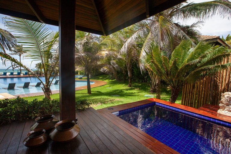 terrasse du Zorah Beach à Guajiru