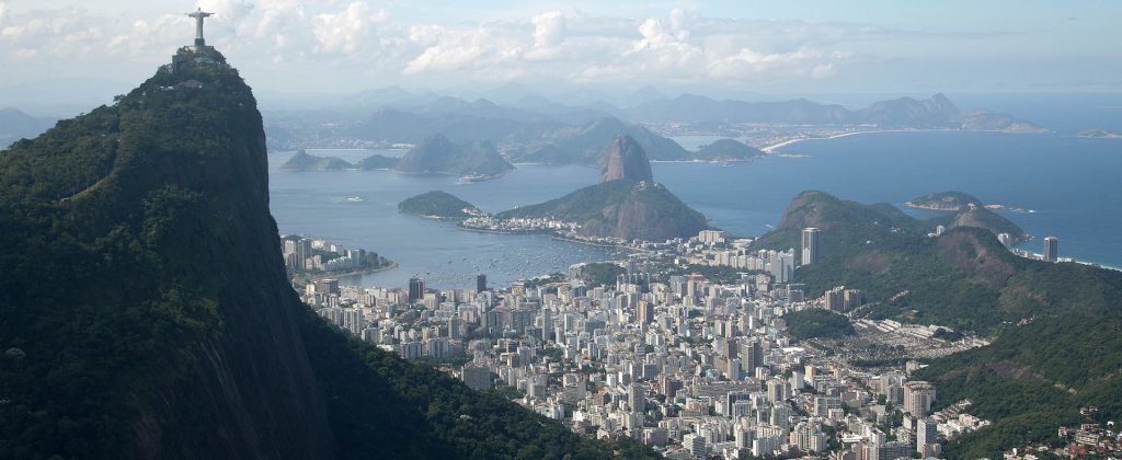 Vue de Rio de Janeiro avec le Corcovado