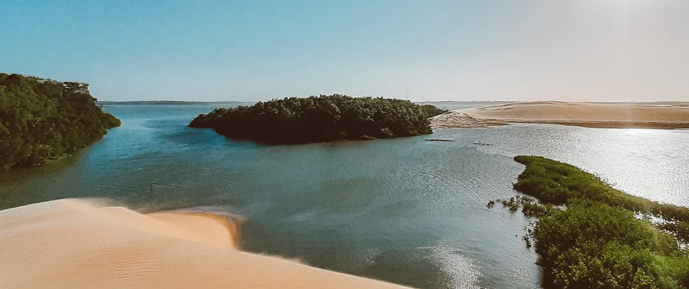 Les dunes de Parnaiba dans le Nordeste du Brésil