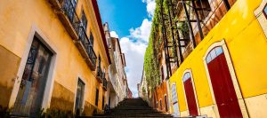 Les rues du centre historique de Sao Luis dans le Nordeste du Brésil