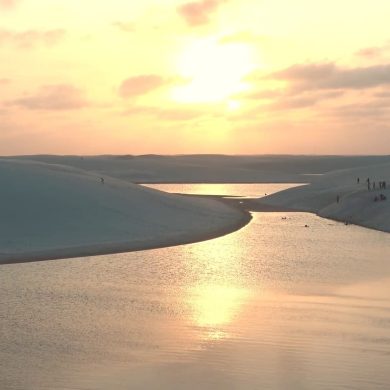 Les lagunes d'Atins dans le Nordeste du Brésil