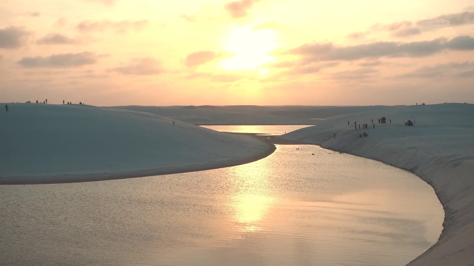 Les lagunes d'Atins dans le Nordeste du Brésil