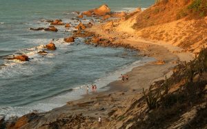 La plage sauvage de Jericoacoara