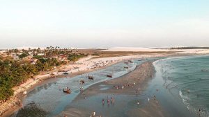 Vue panoramique de Jericoacoara dans le Nordeste