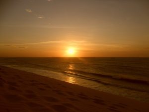 Coucher de soleil sur Jericoacoara