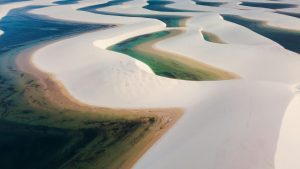 Le désert des Lençois Marahenses dans le Nordeste du Brésil