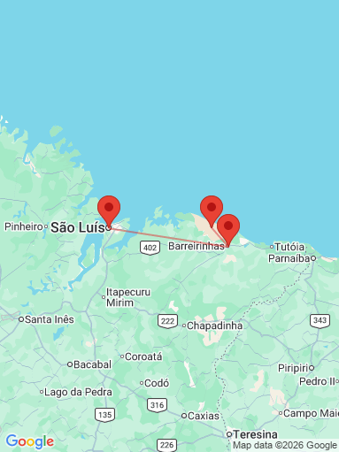 Itinéraire São Luís et les Lençóis